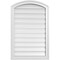 Ekena Millwork Arch Top Surface Mount PVC Gable Vent: Non-Functional, w/2"W x 1-1/2"P Brickmould Frame, 22"W x 32"H GVPAR22X3202SN - alternate 1